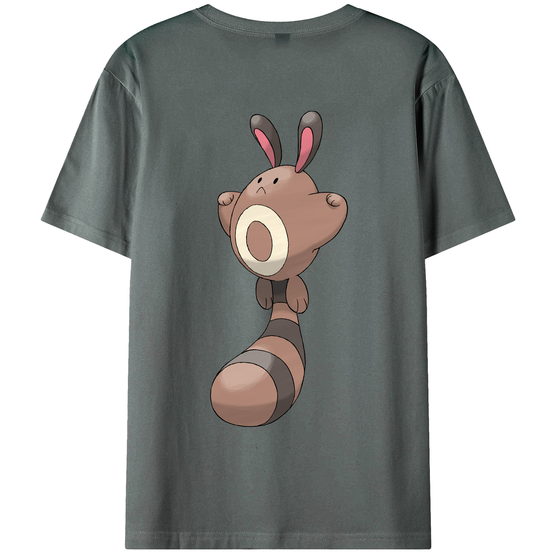 （画像用） ポケットモンスター Pokémon 綿100％ メンズ半袖Tシャツ（バックプリント） 通気性